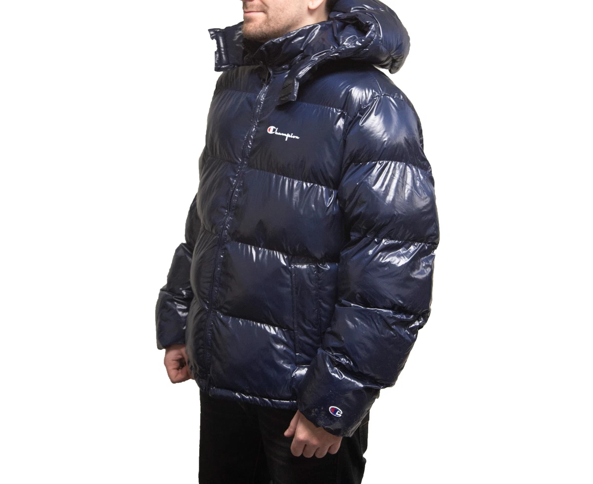 Men s champion insulated discount hooded puffer jacket