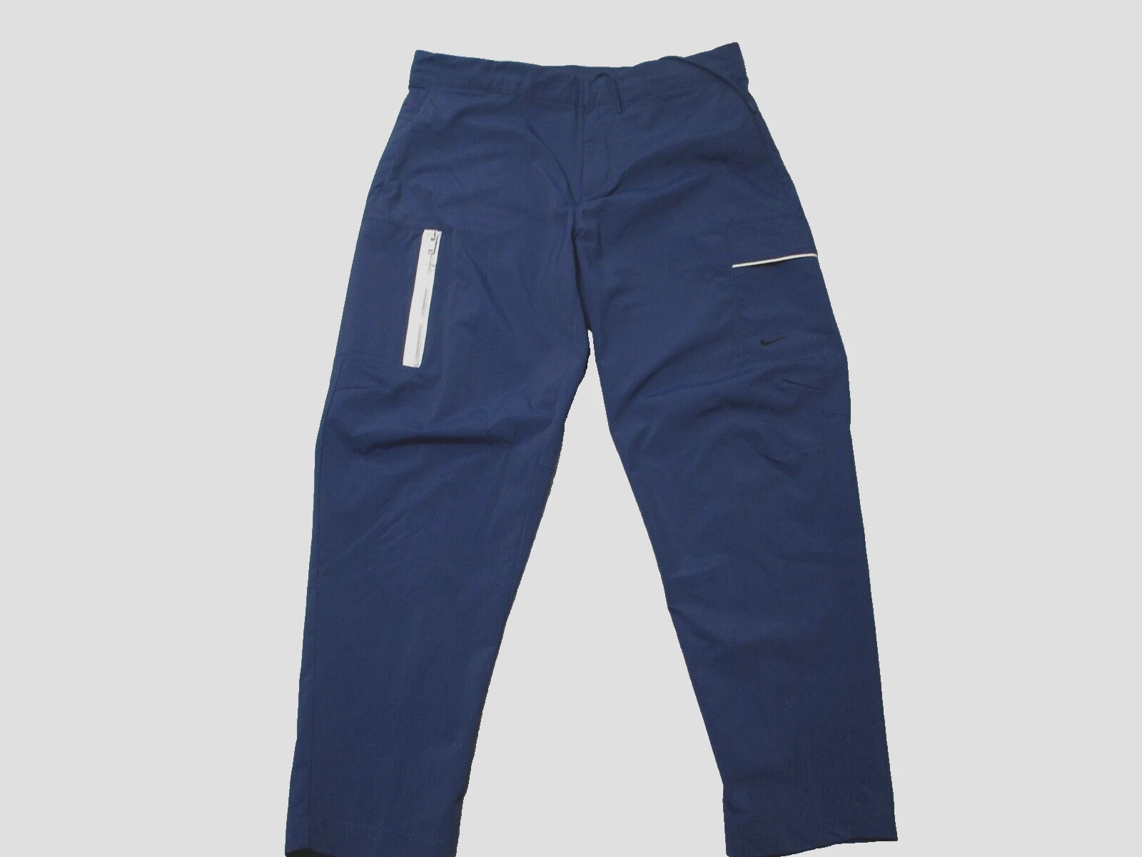 Nike Sportswear Utility Cargo Pants Blue Tapered Mens Large Sz 36 Waist