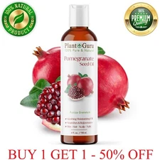 Pomegranate Seed Oil 4 oz. Cold Pressed Unrefined 100% Pure For Skin Face Hair