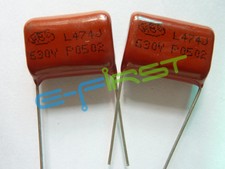 10PCS CBB 474J 630V CBB21 0.47UF 470NF P22 Metallized Film Capacitor