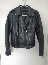 Vero Moda Vmkerriultra Leather Black Jacket Size M