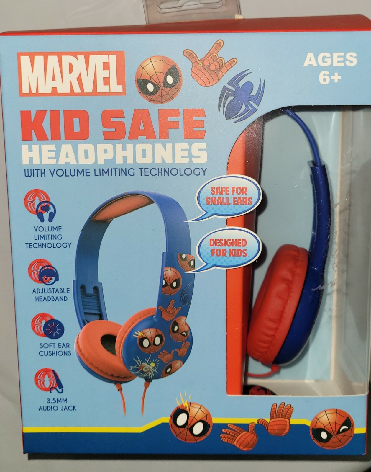 Marvel Spiderman Headphones Kids Music Audio Speaker Gift Toy Boys Girls Youth for sale online