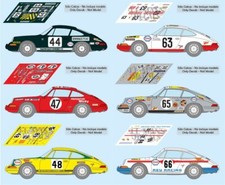Decals Porsche 911 S Le Mans 1971 40 41 42 43 48 1:32 1:24 1:43 1:18 911S calcas