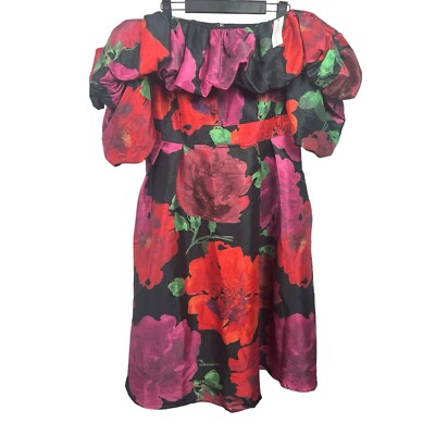 New York & Company Floral Print Off Shoulder Flare Dress Multicolor Sz Large NWT | eBay New York & Company Floral Print Off Shoulder Flare Dress Multicolor Sz Large NWT | eBay