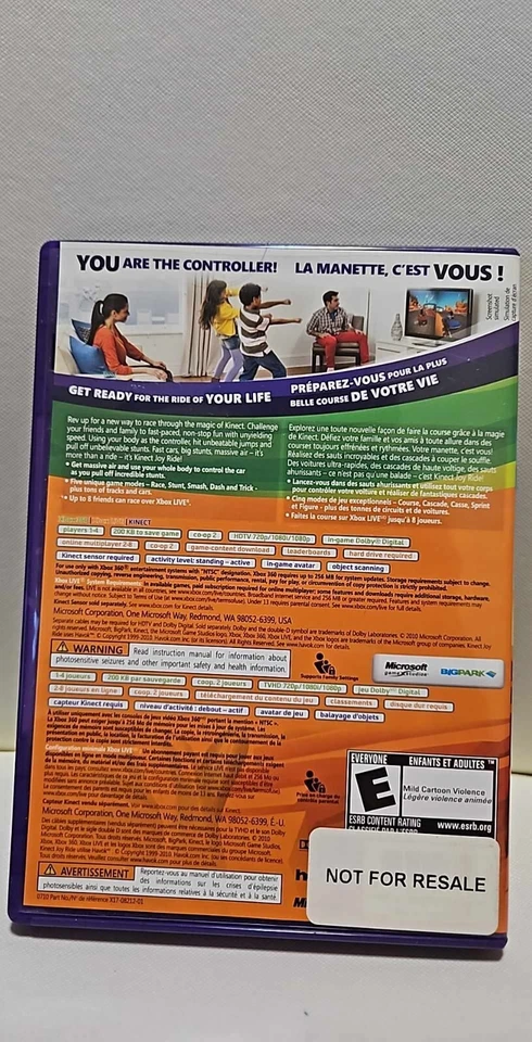 Kinect Joy Ride (Microsoft Xbox 360, 2010) Complete - Image 2 of 3