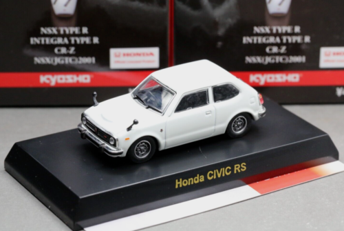 Kyosho 1/64 Honda Collection Honda Civic RS SB1 (First Generation) 1972 White - Picture 1 of 4