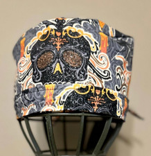 BLACK SKULL Scrub/surgical cap