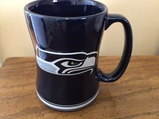 Seattle Seahawks Navy Blue Coffee Mug, Boelter Brands, Official NFL