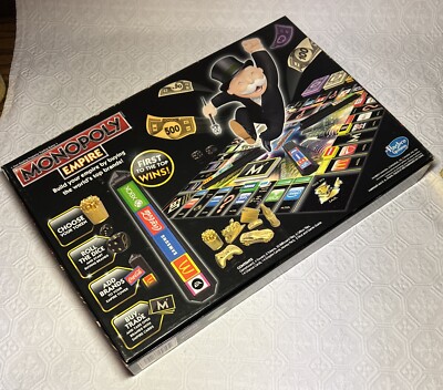Monopoly Empire Game, Own The World's Top Brands, Complete, Hasbro