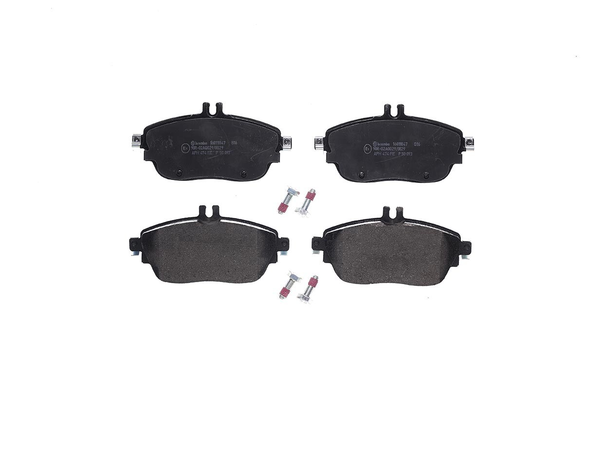 Front Disc Brake Pad Set for GLA250, QX30, CLA250, B250e+More (P50093