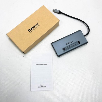 Docking Station USB C 12 in 1 Triple-Display USB C Hub für Windows und Mac OS /M