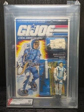 1991 Hasbro GI Joe Series 9 22 Back Sub-Zero Action Figure AFA 80+ NM