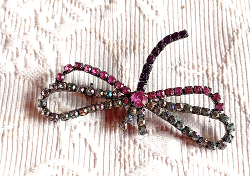 Broche Libellule Signée Weill Paris - Bijou Vintage - Occasion - Métal Inconnu