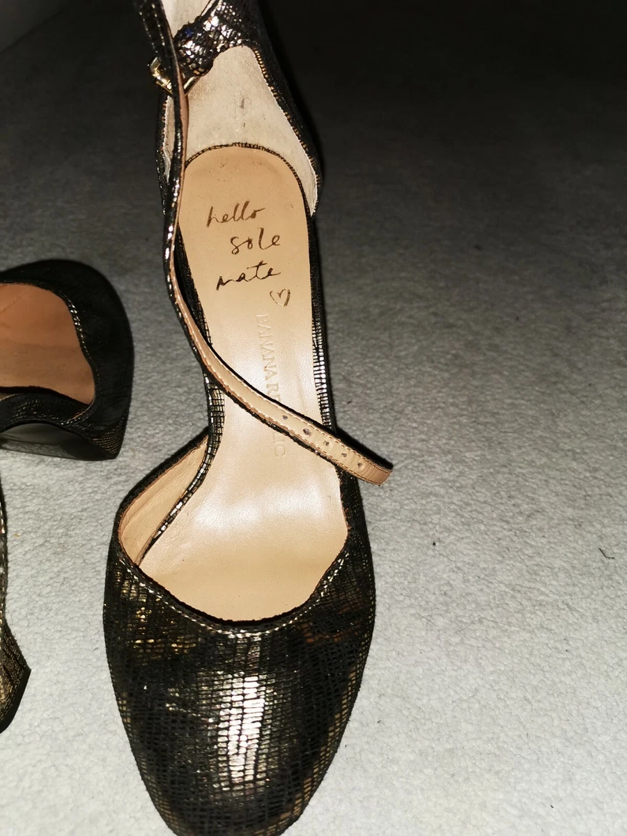 Banana republic gold shoes sale