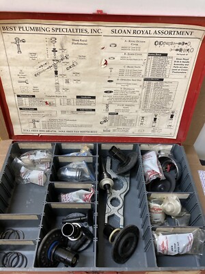 SLOAN ROYAL FLUSH VALVE TOILET KIT PARTS GASKETS SPARE PARTS