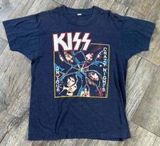 Kiss Vintage Concert T-Shirt Crazy Nights Tour New Hampshire 1988 Vintage Kiss