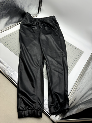Zara Mens Black Skinny Leg Faux Leather (Polyester) Pant Size Medium | eBay