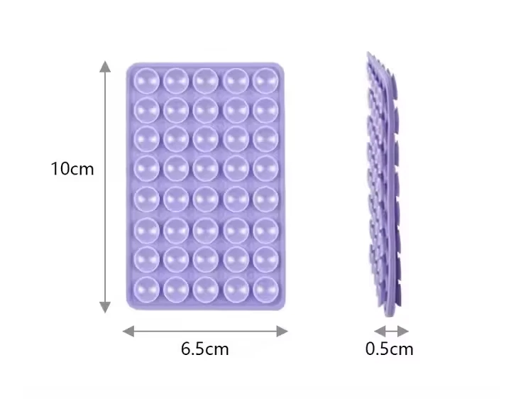 2 x Pcs Double Sided Silicone Suction Pad Adhesive Phone Holder for Mobile Phone - Image 4 of 4