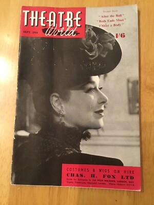 THEATRE WORLD - SEPTEMBER 1954- AFTER THE BALL