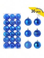 Christmas Baubles Balls Hanging Ornaments Tree Decorations Party Xmas Decor UK