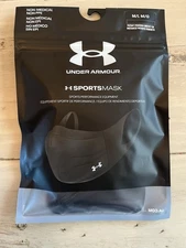 Under Armour ISO Chill X Black Sports Mask Size Medium/Large NEW
