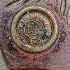 Disston&Sons Antique 1896 Hand Saw Crosscut 10TPI Thumbhold Wood USA RARE 🪚