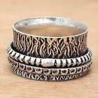 Spinner Anxiety Handmade Silver Jewelry  "8"