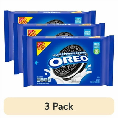 3 Pack Chocolate Sandwich Cookies Family Size 18.12 oz