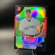 2005 Bowman Chrome #32 Todd Helton Refractors