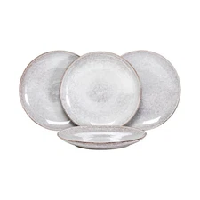 Dessert, Salad Plates 8 Inch, Porcelain Serving Dishes for Appetizers, Snacks...