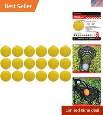 Lacrosse Balls - 1, 2, 3, 6, 12, 18, 24, 36, 60 and 120 Packs - for Practice,...