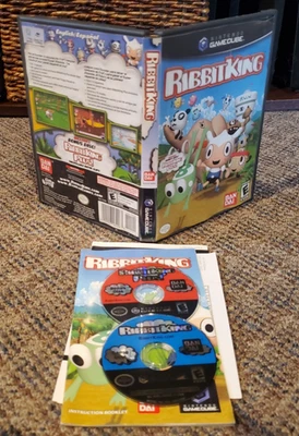 Ribbit King Nintendo GameCube CIB Completo con Disco de Bonificación Insertos Manual - Imagen 1 de 4