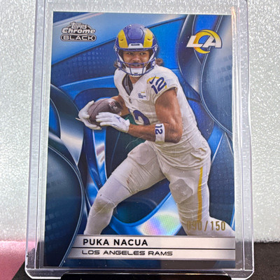 Topps Chrome Black 2025 Puka Nacua Los Angeles Rams #60 090/150