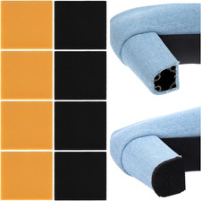 8Pcs High Heel Repair Rubber Caps Sole Protectors Anti-Slip Shoe Tips 4mm