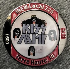 Moneda Desafío IBEW Local 725 Terre Haute Indiana Beso Ejército Rock & Roll