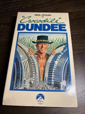 Crocodile Dundee Paul Hogan 1987 Betamax NOT VHS Beta Paramount home video  #19