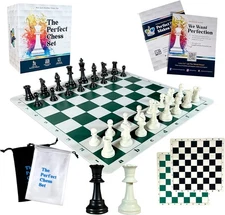 MegaChess Staunton Triple Weighted Chess Set - Classic Heavyweight Edition 
