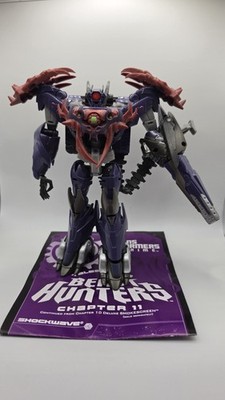 Transformers Prime Beast Hunters Shockwave 100% COMPLETE Voyager Class Hasbro