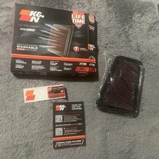 K&N 33-5067 Reusable Washable Air Filter 2018-2025 Genesis Kia  G70 Stinger