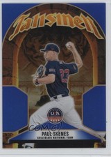 2026 Panini Stars & Stripes Prizm Talisman Blue Prizm /99 Paul Skenes #18 0xr1