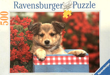Ravensburger PUZZLE No.141036 AUSTRALISCHER SCHÄFERHUND 500 Teile, 49x36, 1999