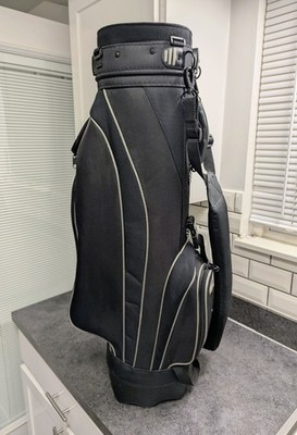 Bag Boy Black Golf Bag with Wheels   6-Way Divider
