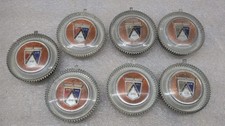 Lot Of 7 1963 1964 Ford Fairlane Falcon Spinner Center Cap Emblems