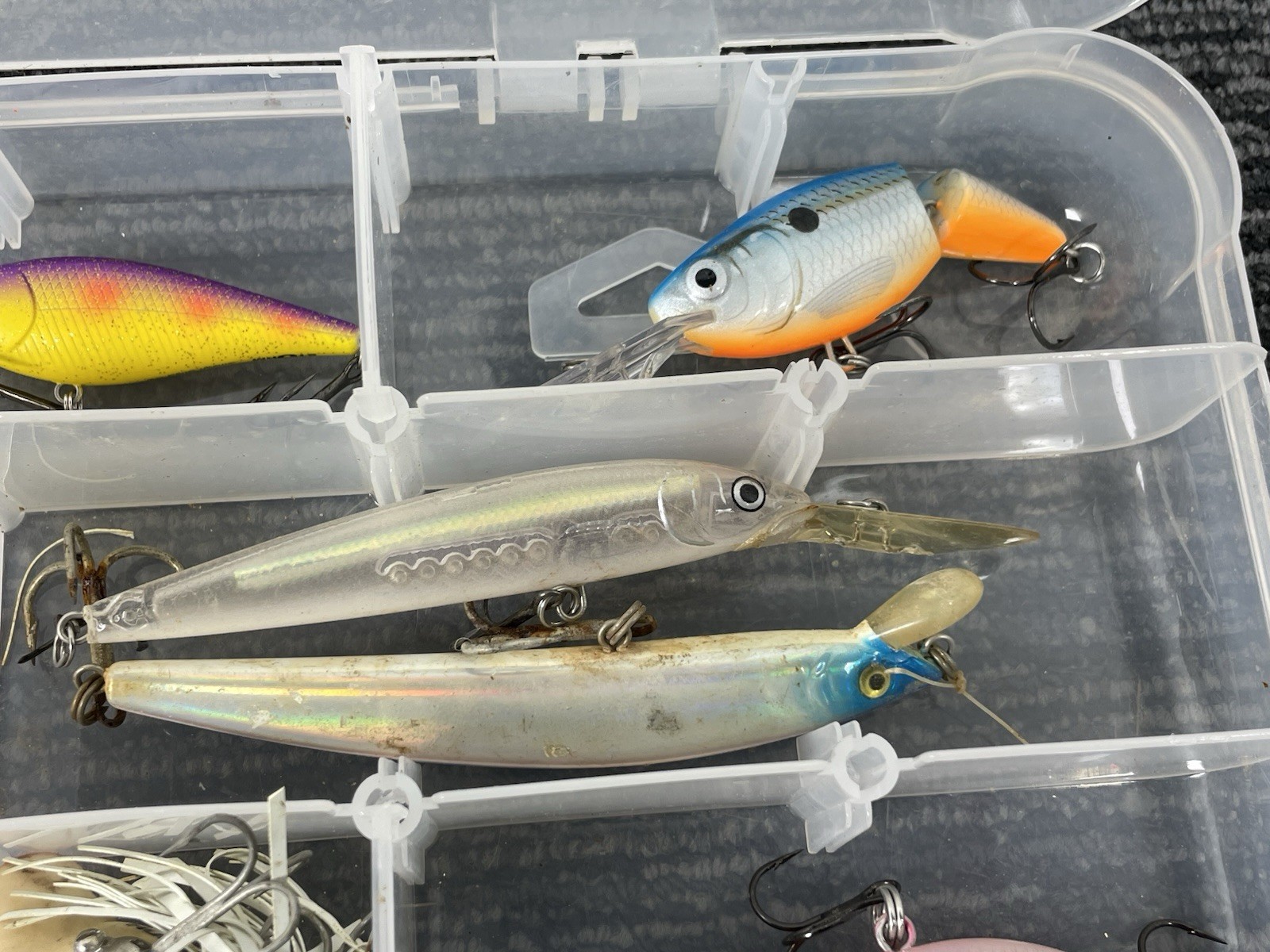 🔥 Lot Of Fishing Lures • Rapala Jigs Poppers Spoon & Box Catch Bass Trout Fish - Image 4