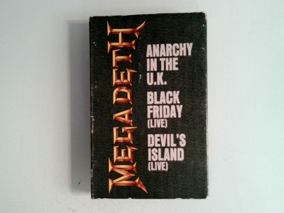 Megadeth Anarchy In The U.K. Cassette 1988 Capitol Records | eBay