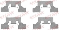 ZubehöRkit, Scheibenbremsbelag Quick Brake 109-1647 FüR Jaguar
