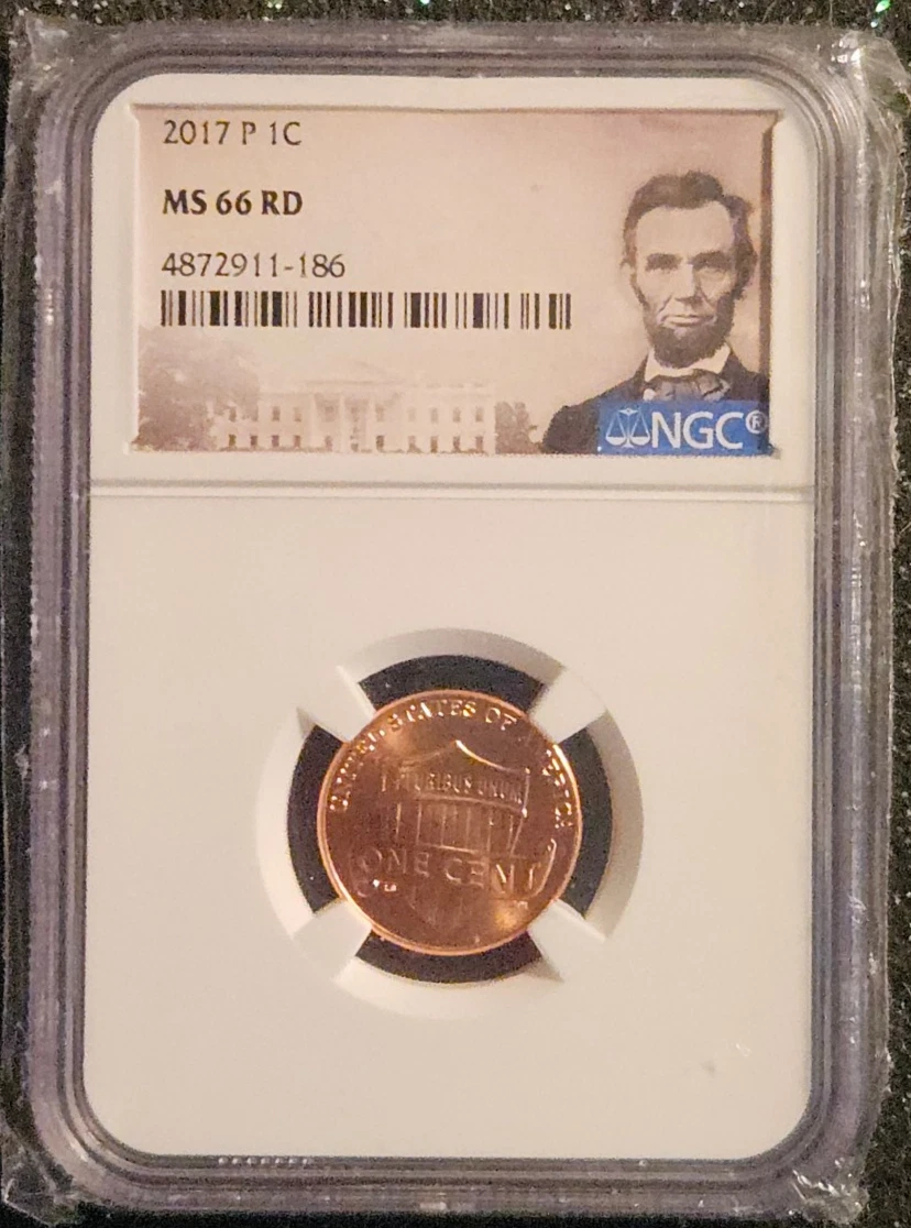 MS 66 Graded 2017 Lincoln Shield Small Cents (2010-Now) for sale