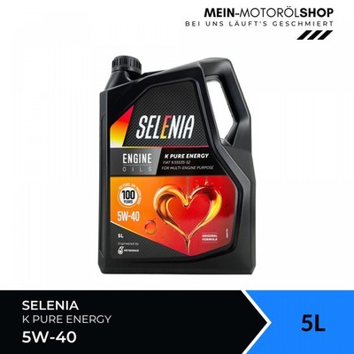 Selenia K Pure Energy 5W-40 Fiat API SM ACEA C3 Motoröl 5 Liter
