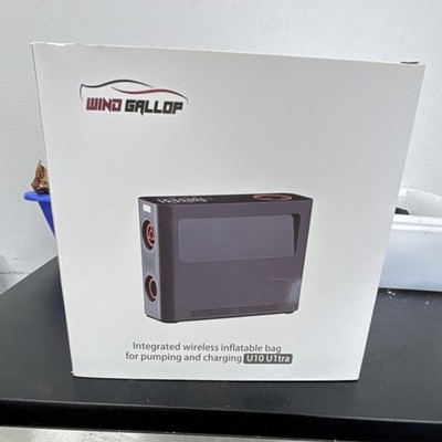 WindGallop U10 Ultra Portable Air Compressor Wireless Inflatable Bag Black