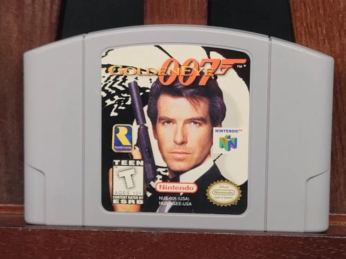 GoldenEye 007 Nintendo 64 N64 Game Cartridge USA Authentic James Bond